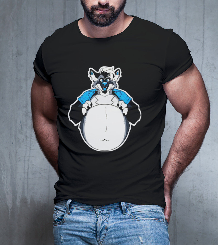 Sloshdog Jax's Cool Wolf Character T-Shirt