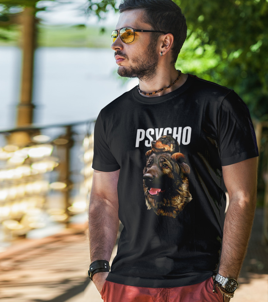 PSYCHO Dog Pair T-Shirt