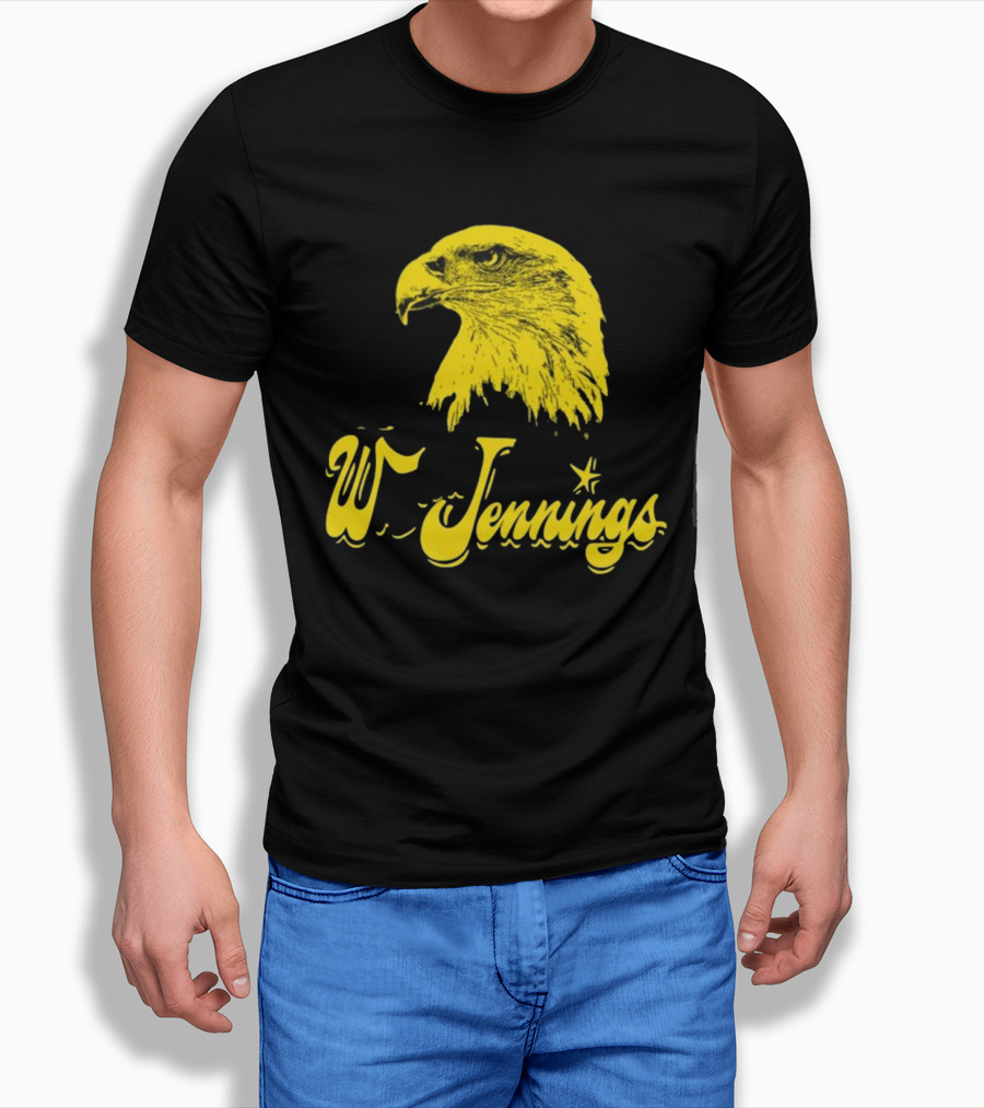 Seager X Waylon Jennings Eagle W Jennings Star T-Shirt
