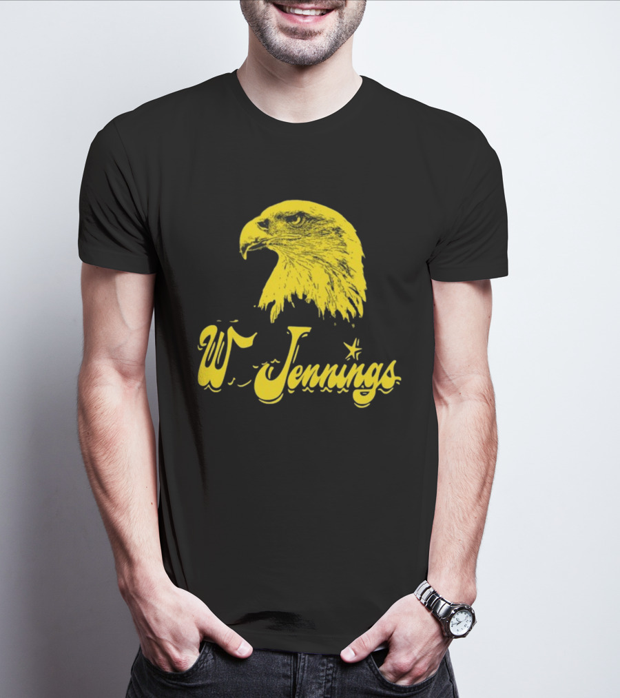 Seager X Waylon Jennings Eagle W Jennings Star T-Shirt