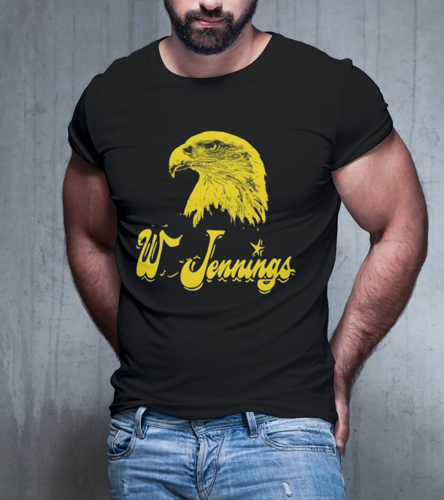Seager X Waylon Jennings Eagle W Jennings Star T-Shirt
