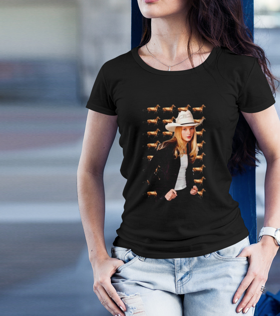Extreme Horse Girl Cowgirl Aesthetic T-Shirt