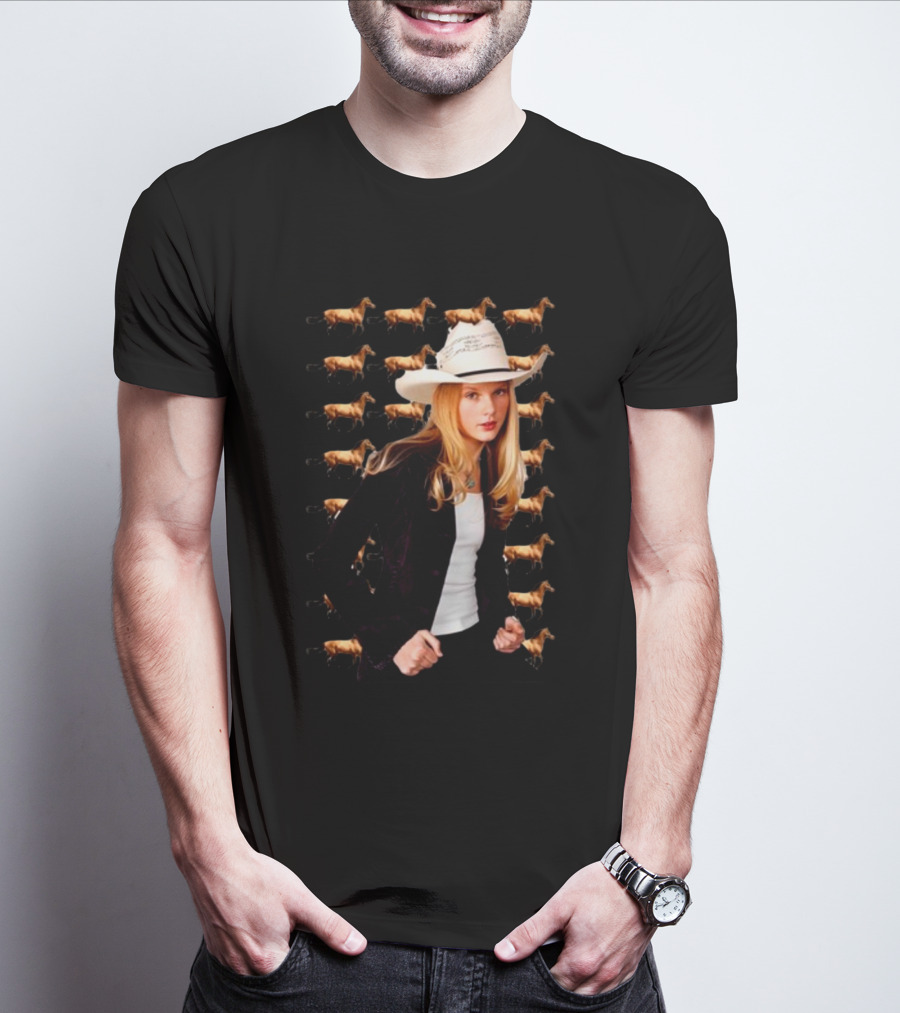 Extreme Horse Girl Cowgirl Aesthetic T-Shirt