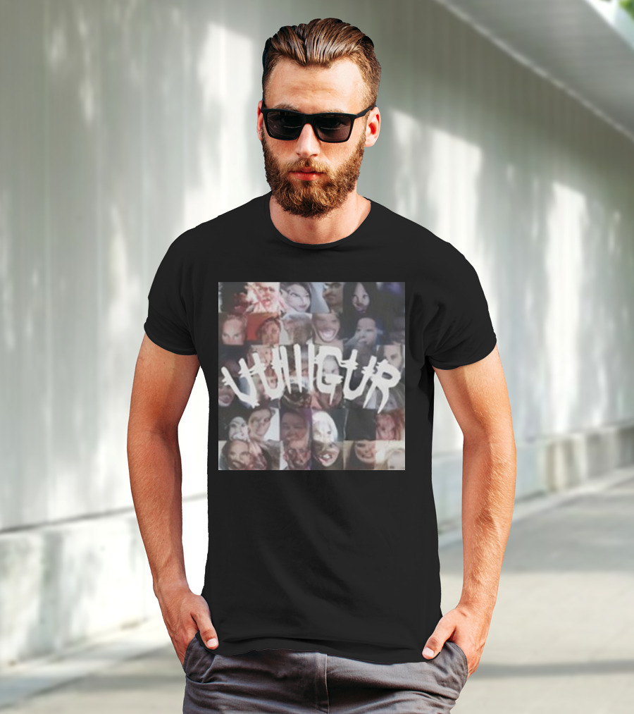 Vulllgur Collage Ritual Faces T-Shirt