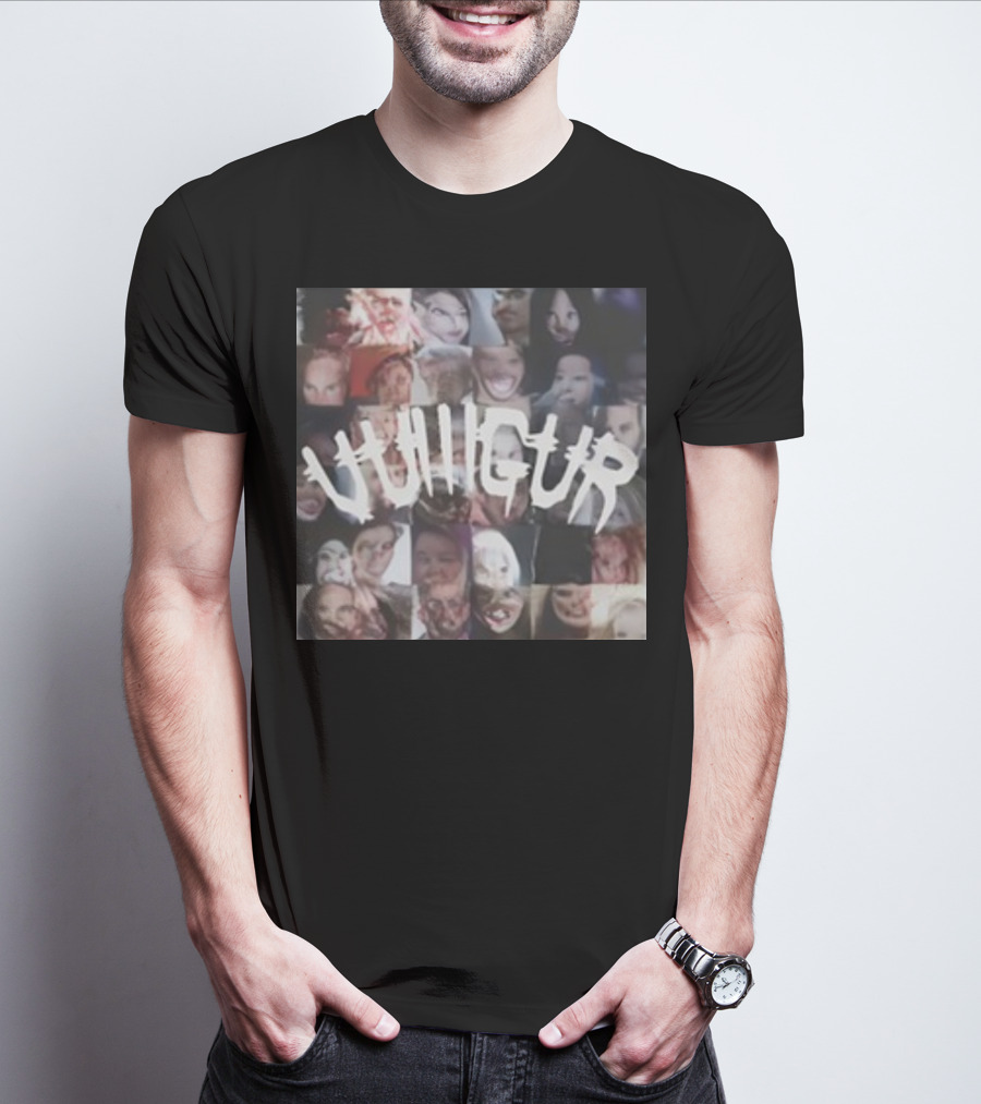 Vulllgur Collage Ritual Faces T-Shirt
