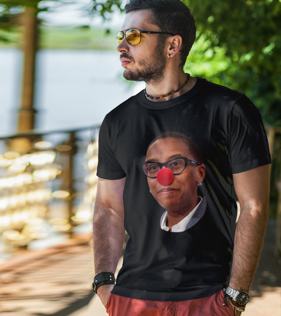 Claudine Gay With Red Clown Nose T-Shirt