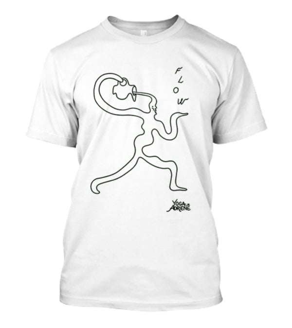Flow Yoga Adriene By Eva Claycomb T-Shirt