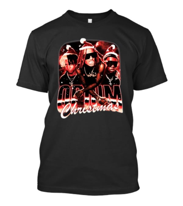Opium Christmas Santa Hat Rap Trio T-Shirt