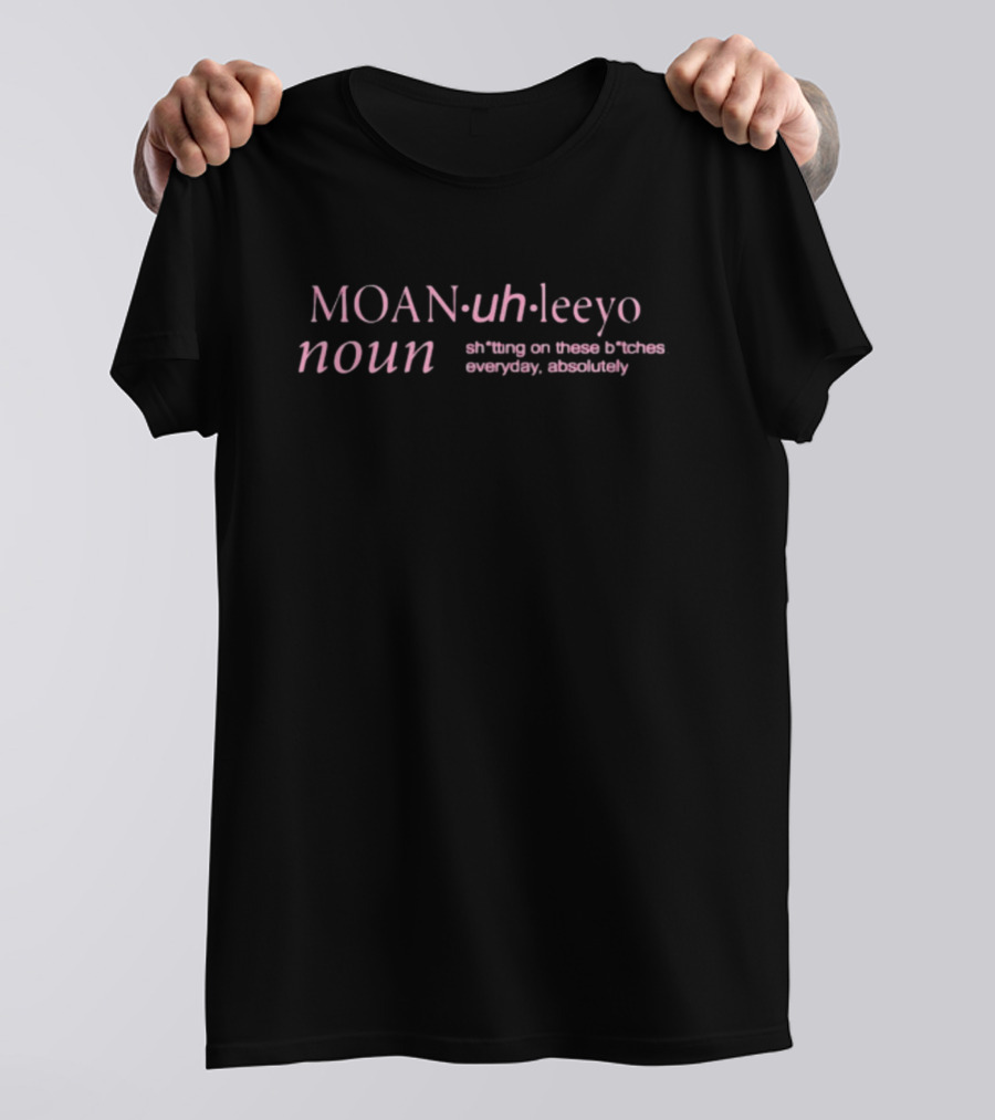 MOAN Uh Leeyo Noun Definition Everyday Absolutely T-Shirt