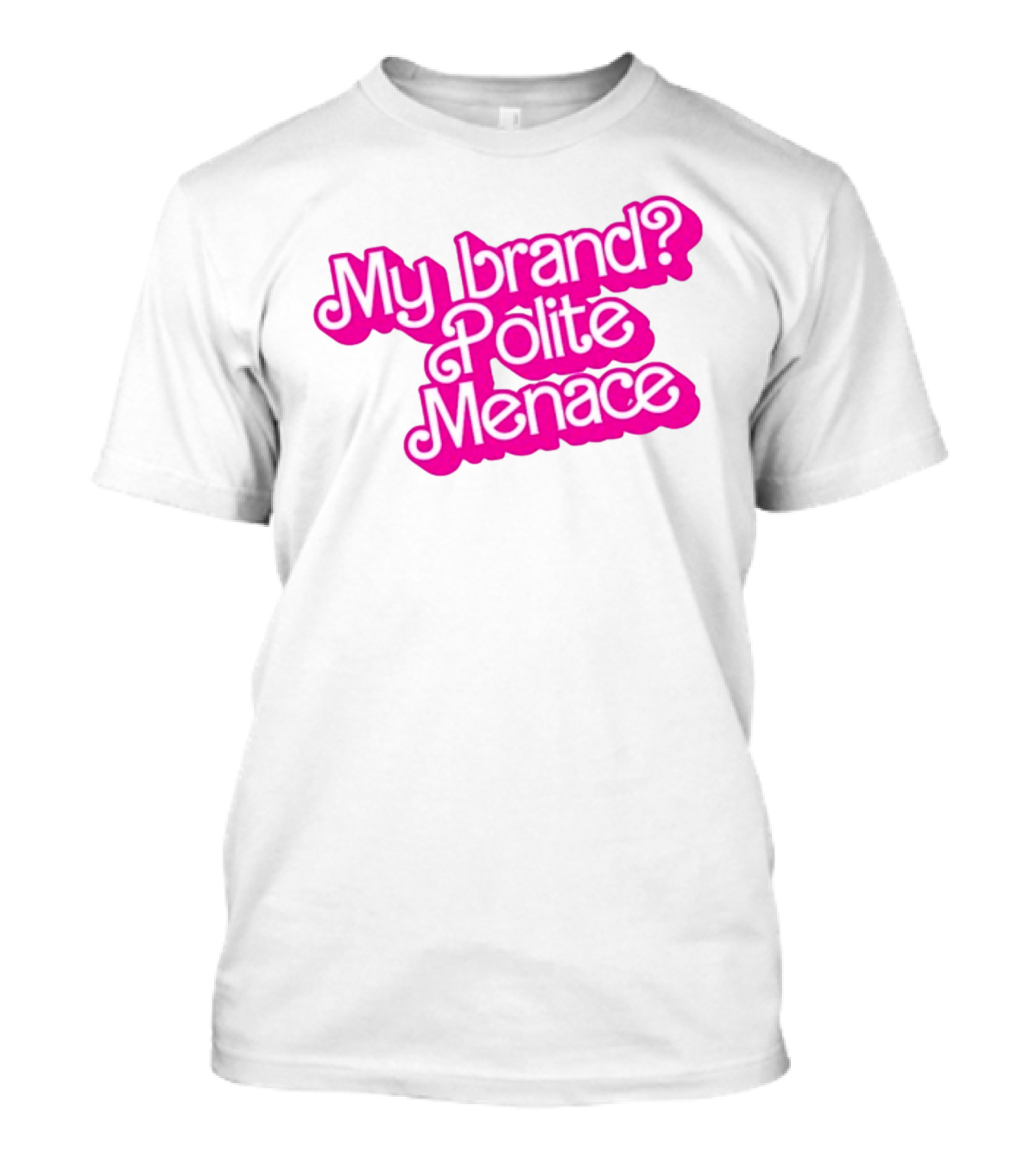 My Brand Polite Menace Barbie New T-Shirt