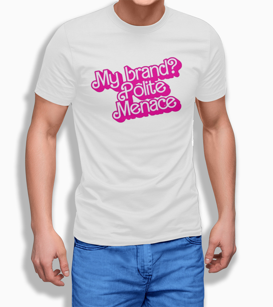 My Brand Polite Menace Barbie New T-Shirt