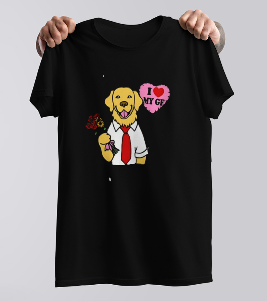 SORRY I HAVE A GOLDEN RETRIEVER BOYFRIEND I LOVE MY GF T-Shirt