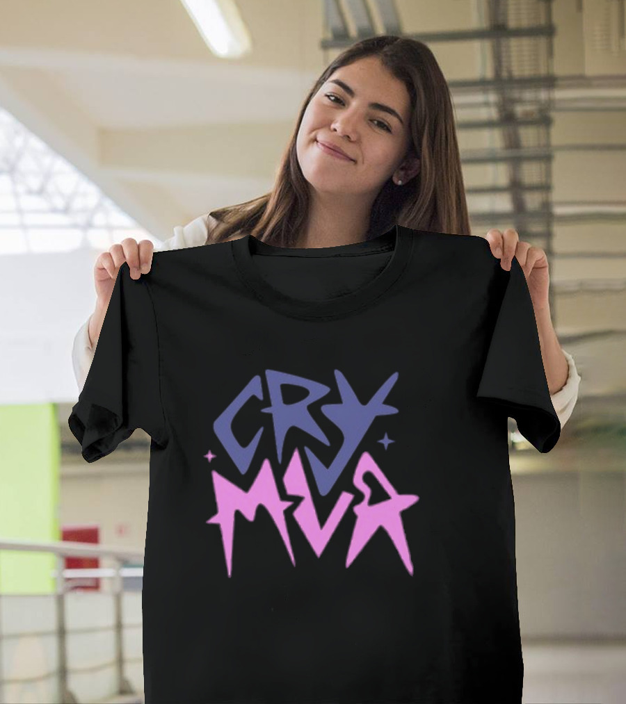 Xcryboy Yerimua Cry Mua Purple Pink Star T-Shirt