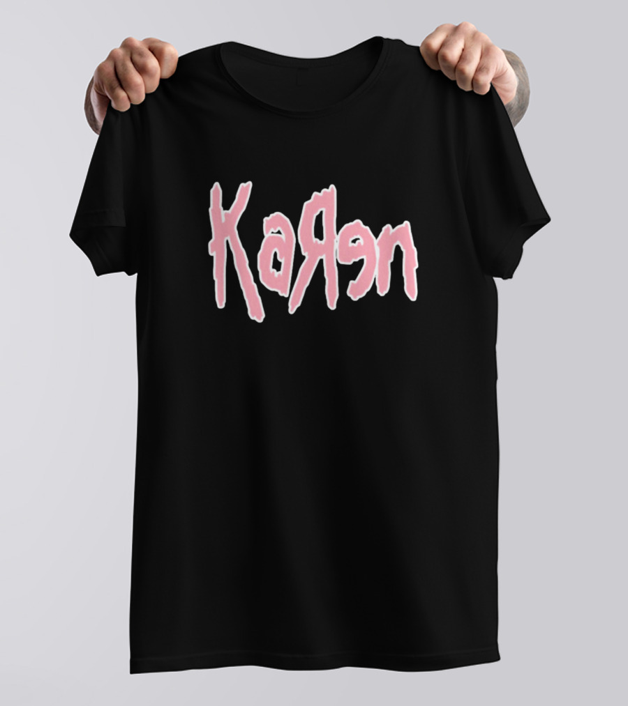 Korn Karen Logo Meme T-Shirt