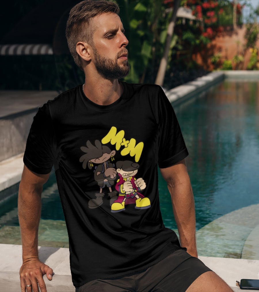 Mxm Next Door Characters Cartoon Style M*M T-Shirt