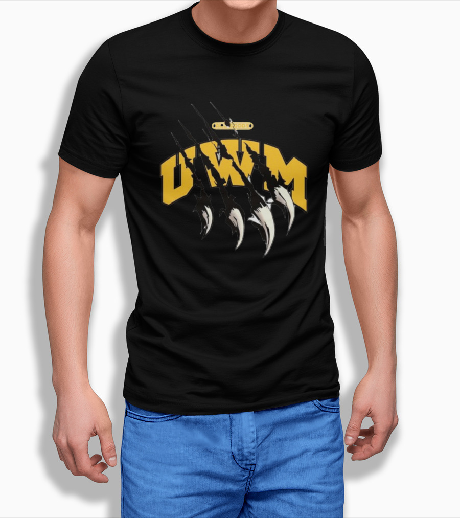 UWM Panthers Claw Marks T-Shirt