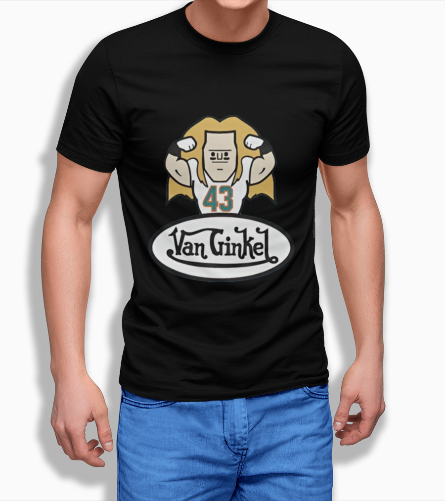 Van Ginkel 43 Vibzmiami Football Player T-Shirt