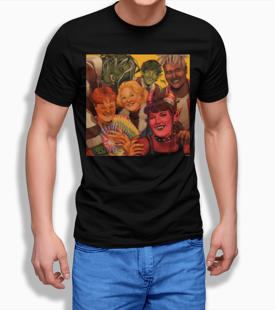 We're The Bad Fantasy Friends Group T-Shirt