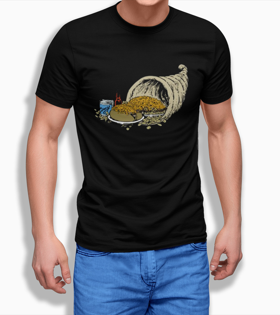 Cincy S Cincy Copia Cornucopia Chili Spaghetti And Hot Sauce T-Shirt