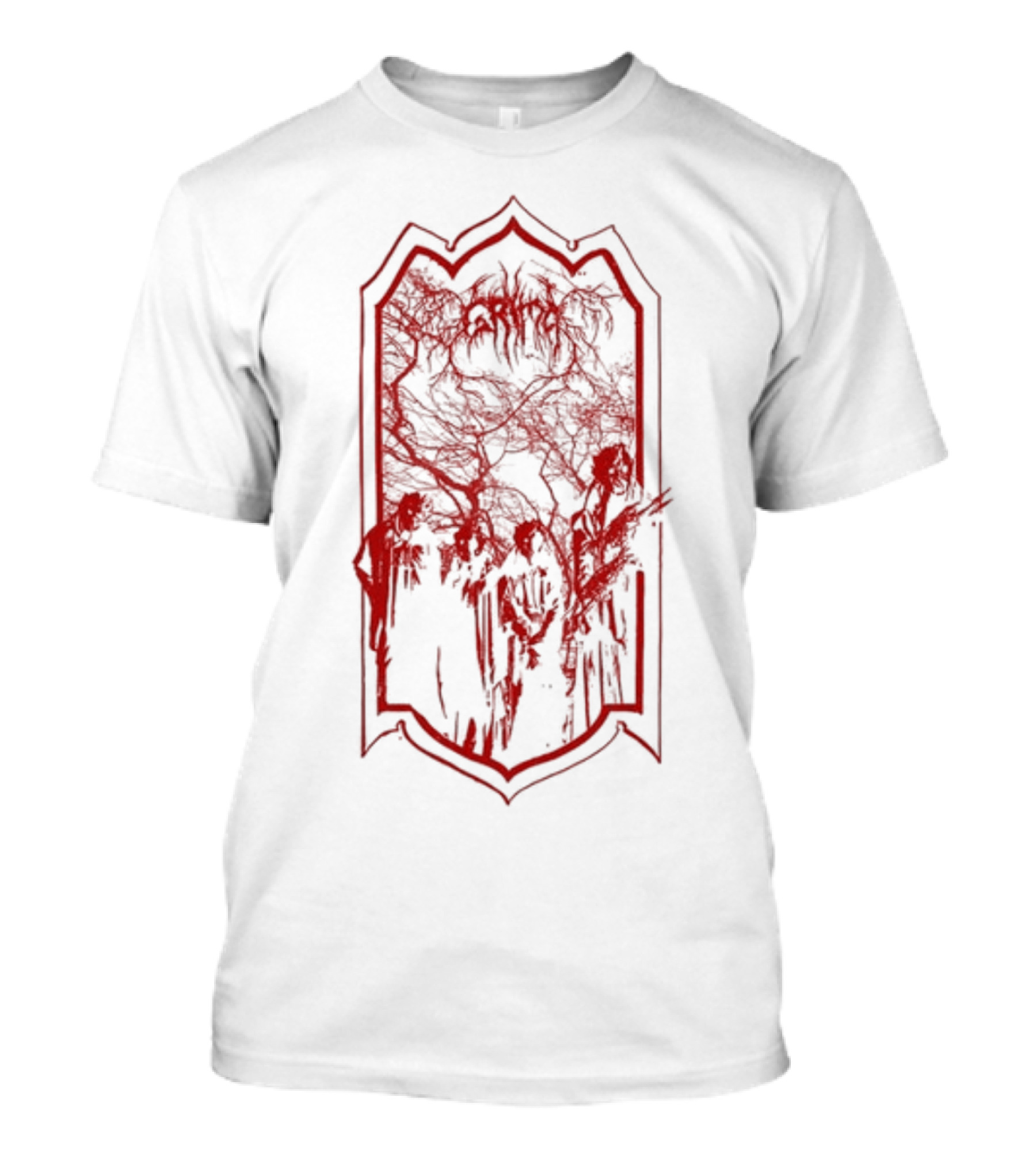 Grima The Cult Dark Red Band T-Shirt