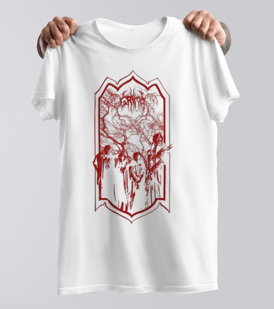 Grima The Cult Dark Red Band T-Shirt