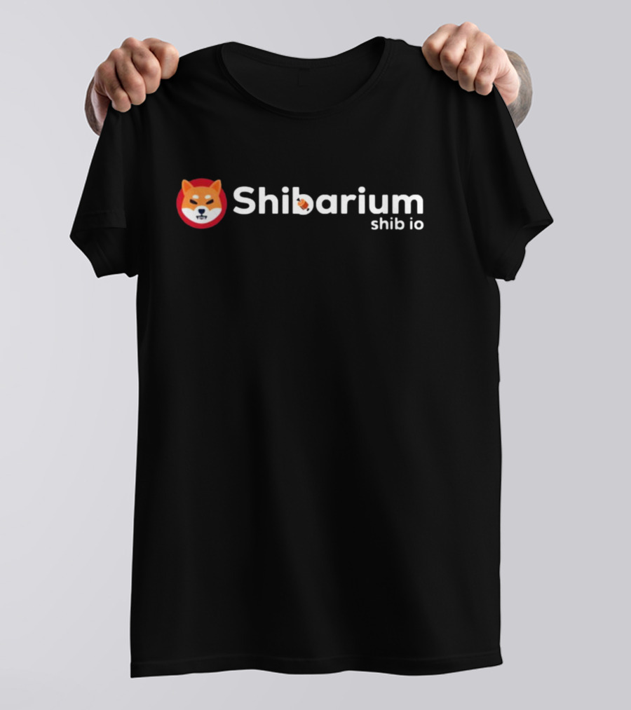 Shibarium Shib Io Shiba Inu Logo Red Circle T-Shirt