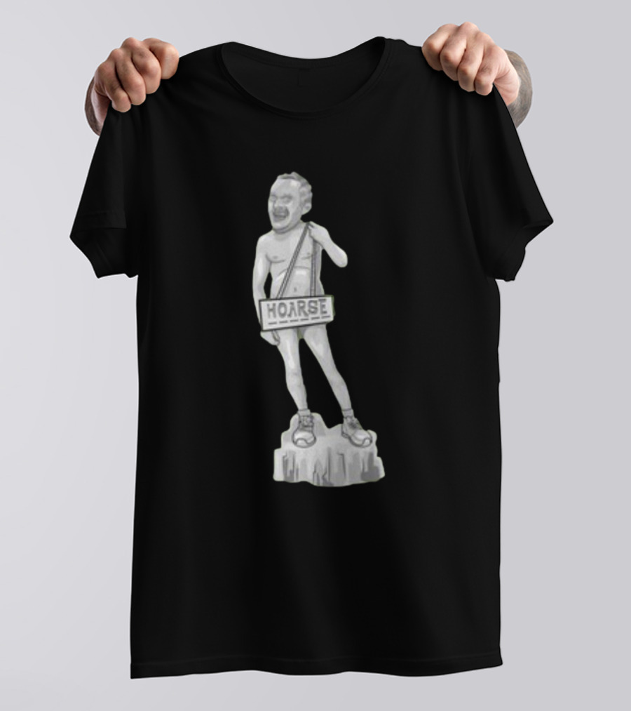 Stu Hoarse Stone Sculpture Statue T-Shirt