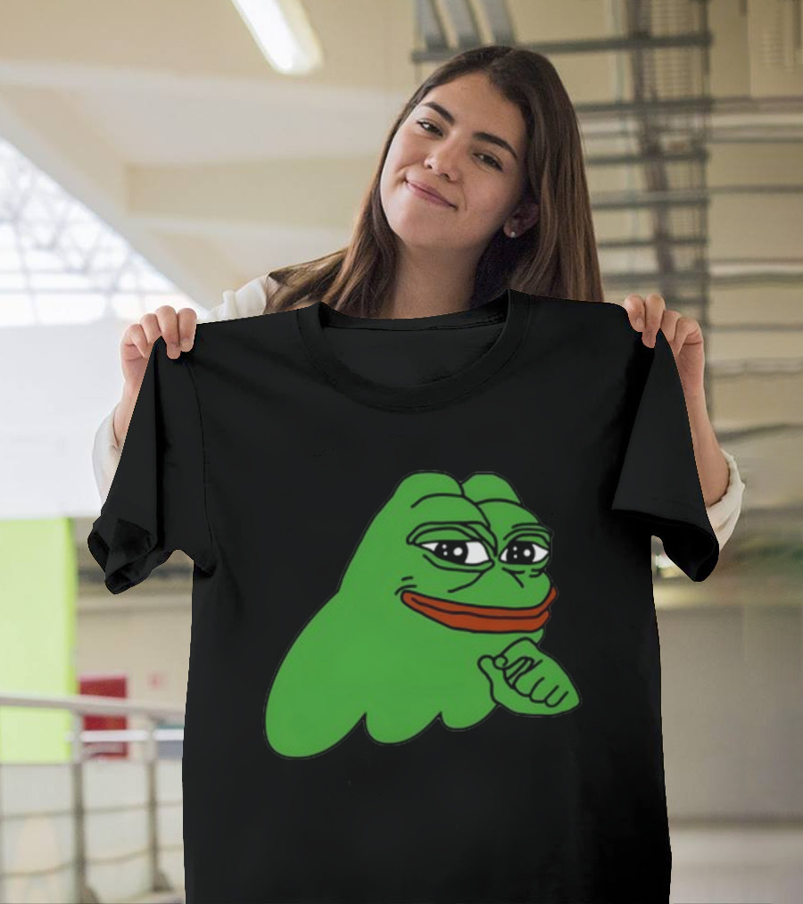 Ribbit.Pepe Pepe Frog Meme Iconic Sol T-Shirt