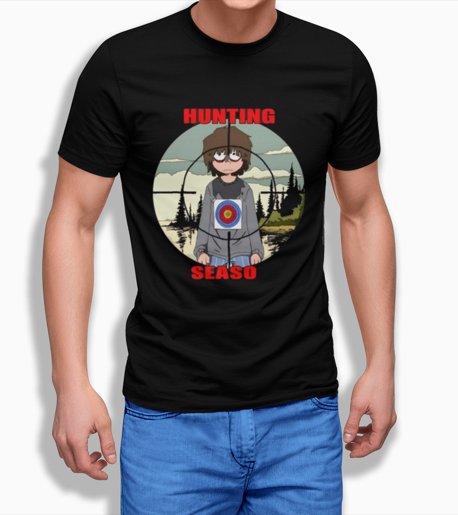 Mr Grill Gangster Hunting Season Crosshair Target Boy T-Shirt