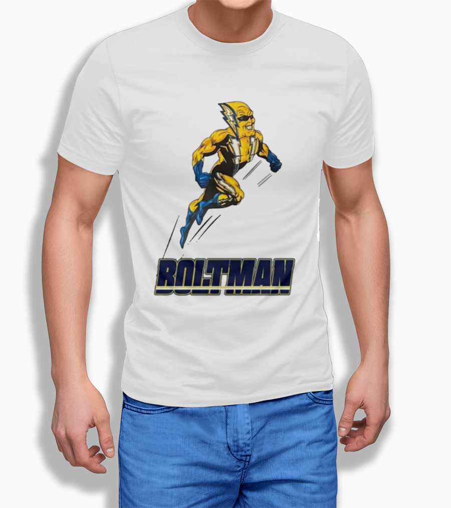 Boltman Superhero With Lightning Costume T-Shirt