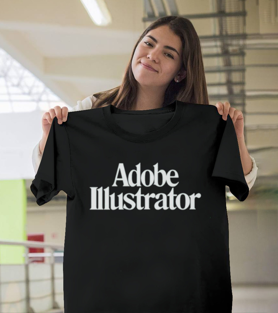 Adobe Illustrator Classic Typography T-Shirt