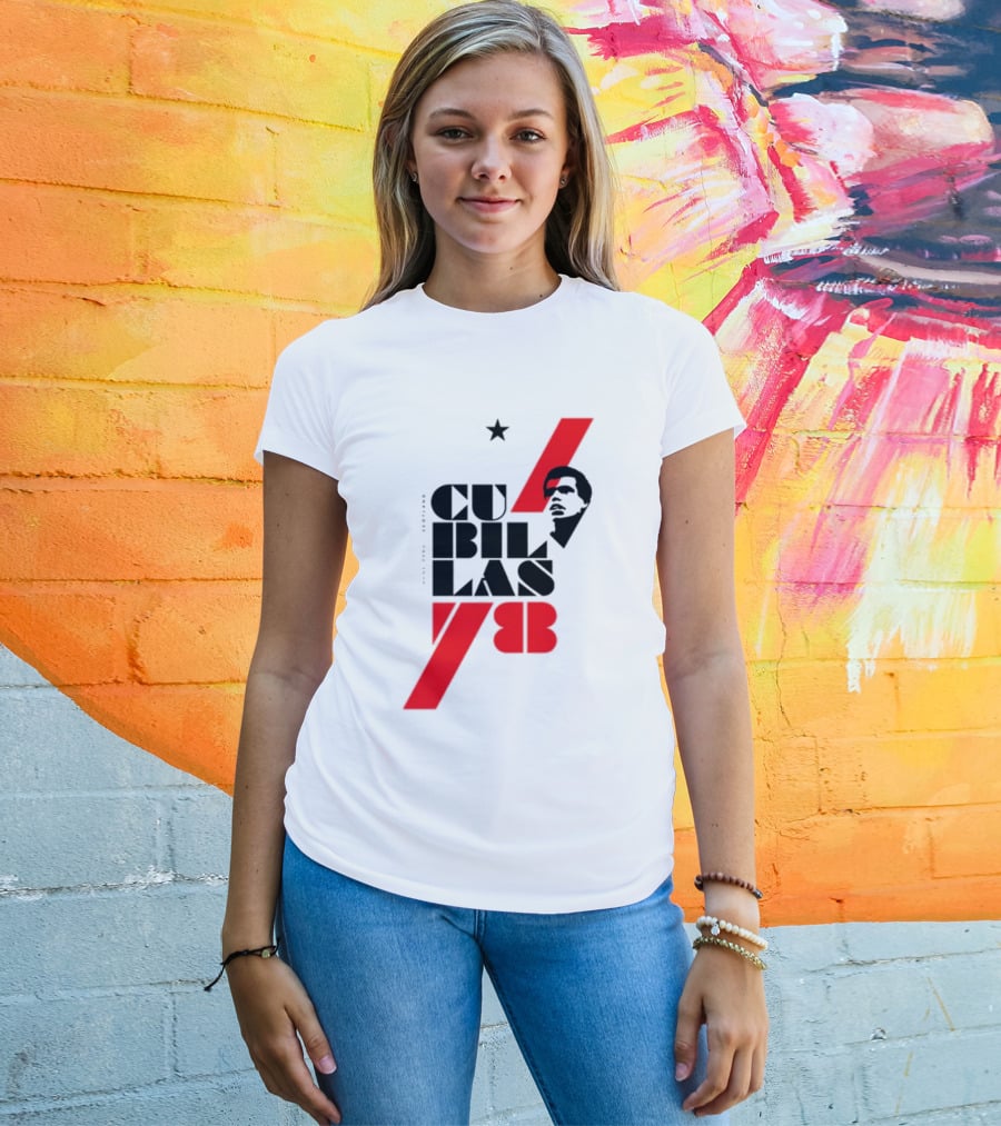 CUBILLAS 78 Star Iconic Red And Black T-Shirt