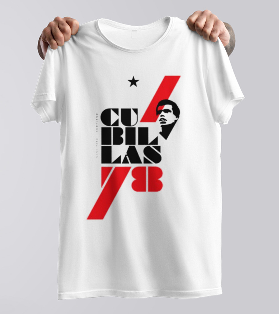 CUBILLAS 78 Star Iconic Red And Black T-Shirt