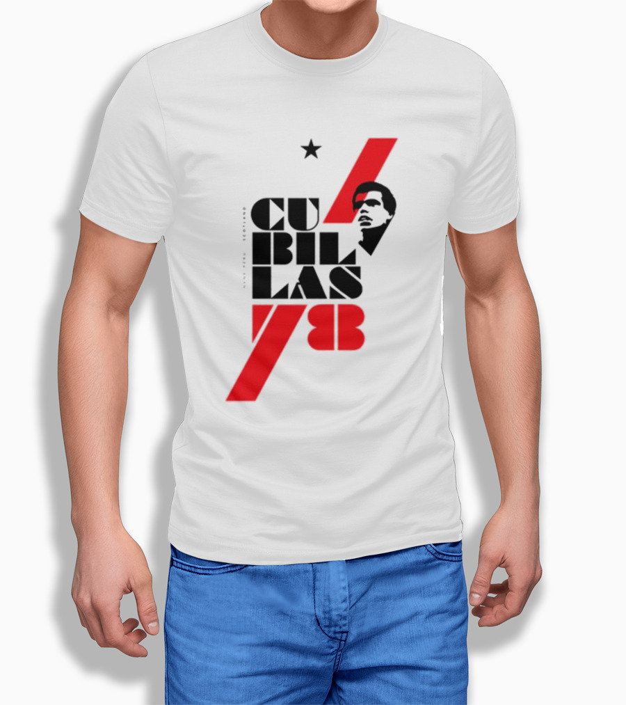 CUBILLAS 78 Star Iconic Red And Black T-Shirt