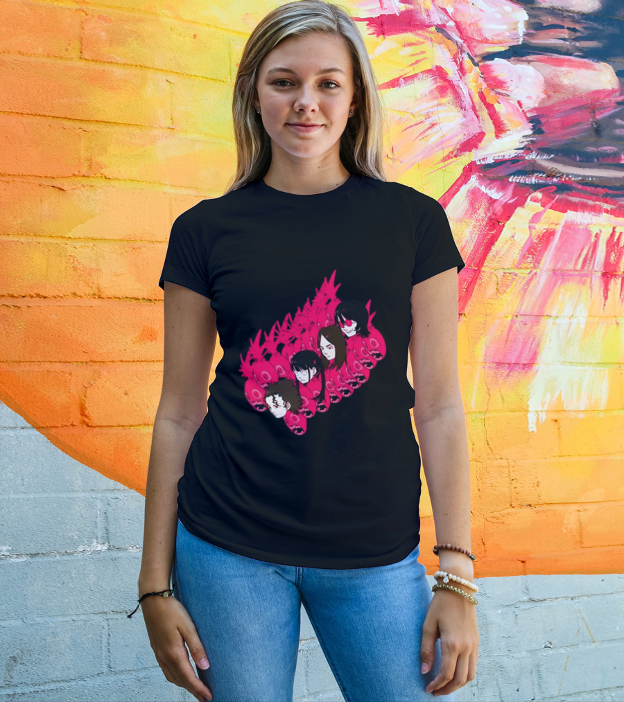 Concert Exclusive Jun Inagawa Pink Monster Characters T-Shirt