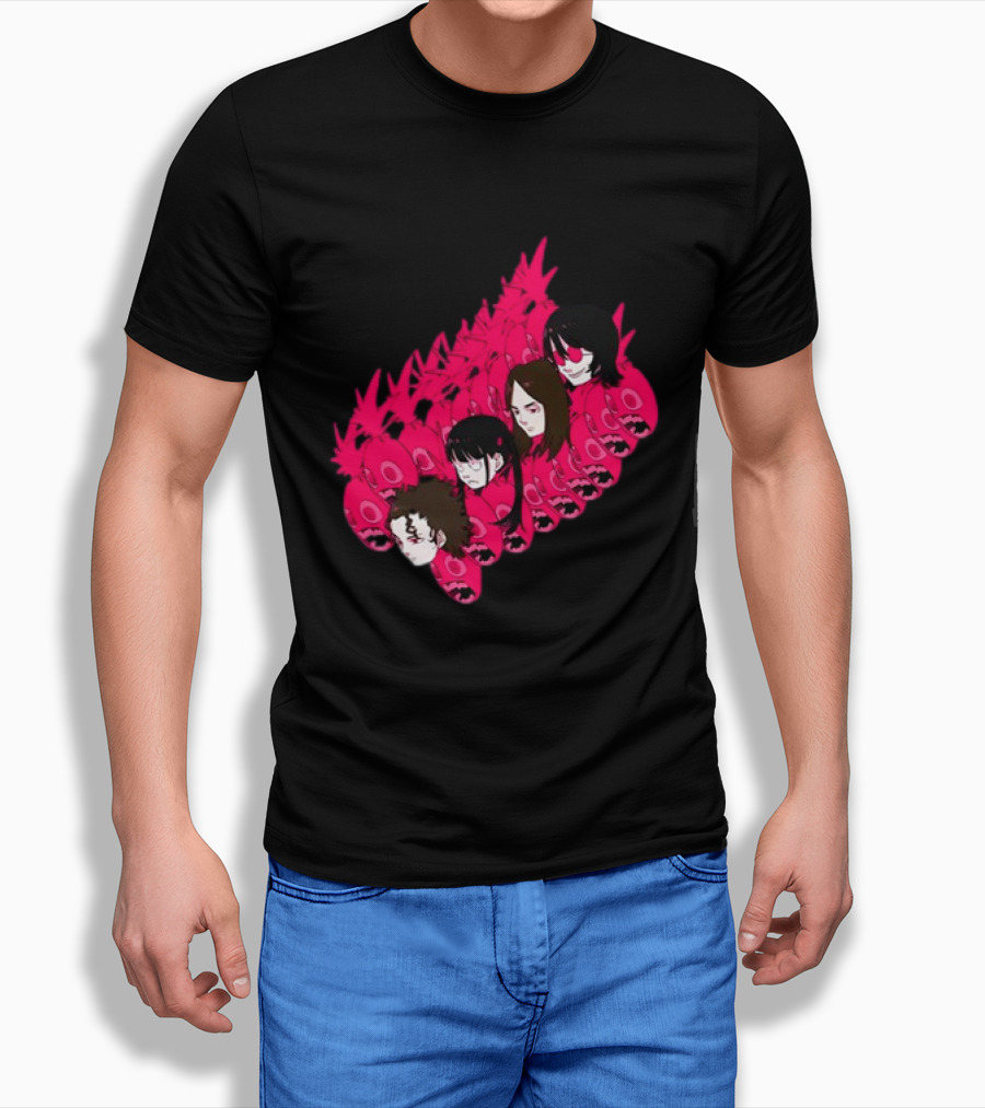 Concert Exclusive Jun Inagawa Pink Monster Characters T-Shirt