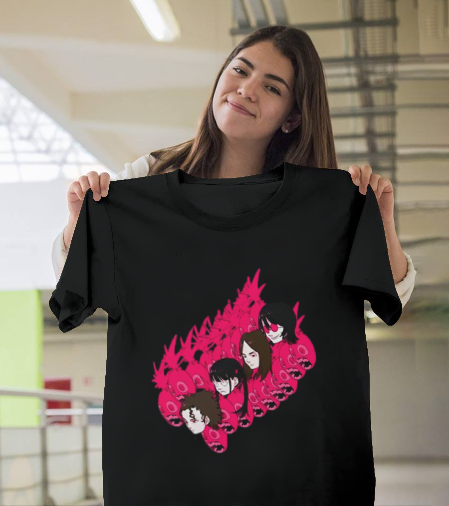 Concert Exclusive Jun Inagawa Pink Monster Characters T-Shirt
