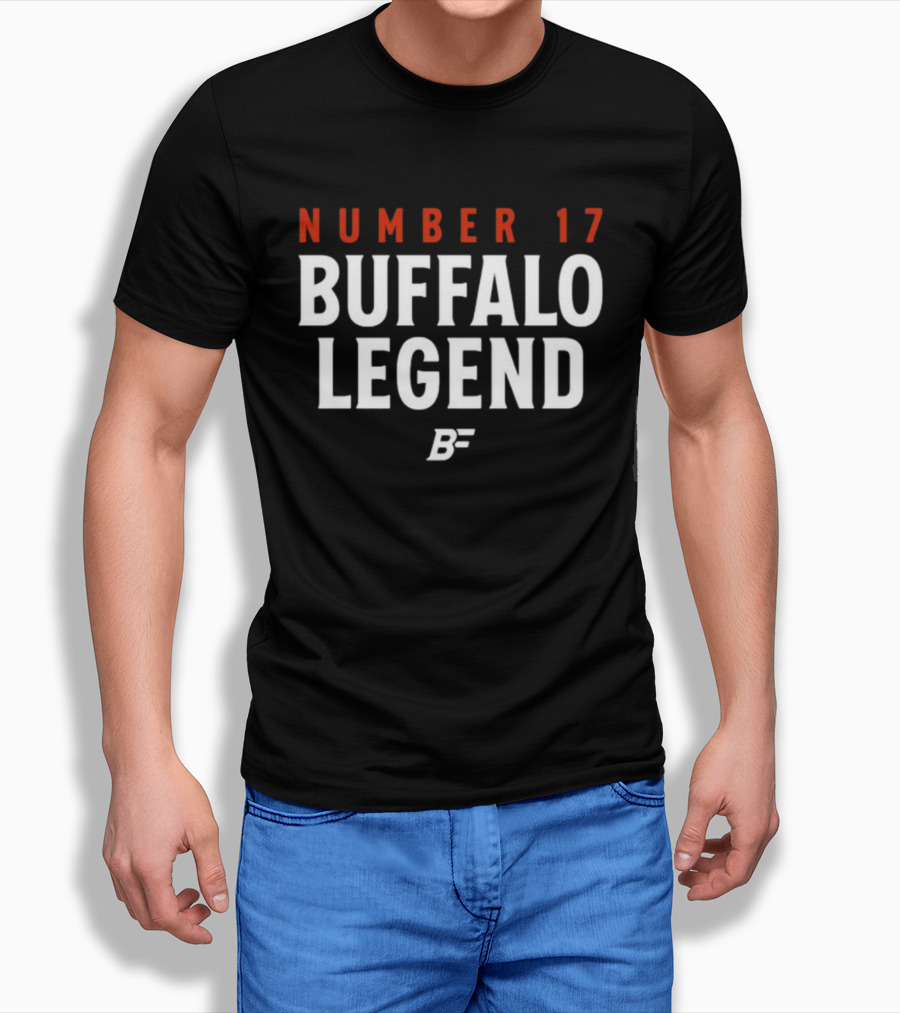 Buffalo Legend Number 17 Iconic Sportswear By BF T-Shirt