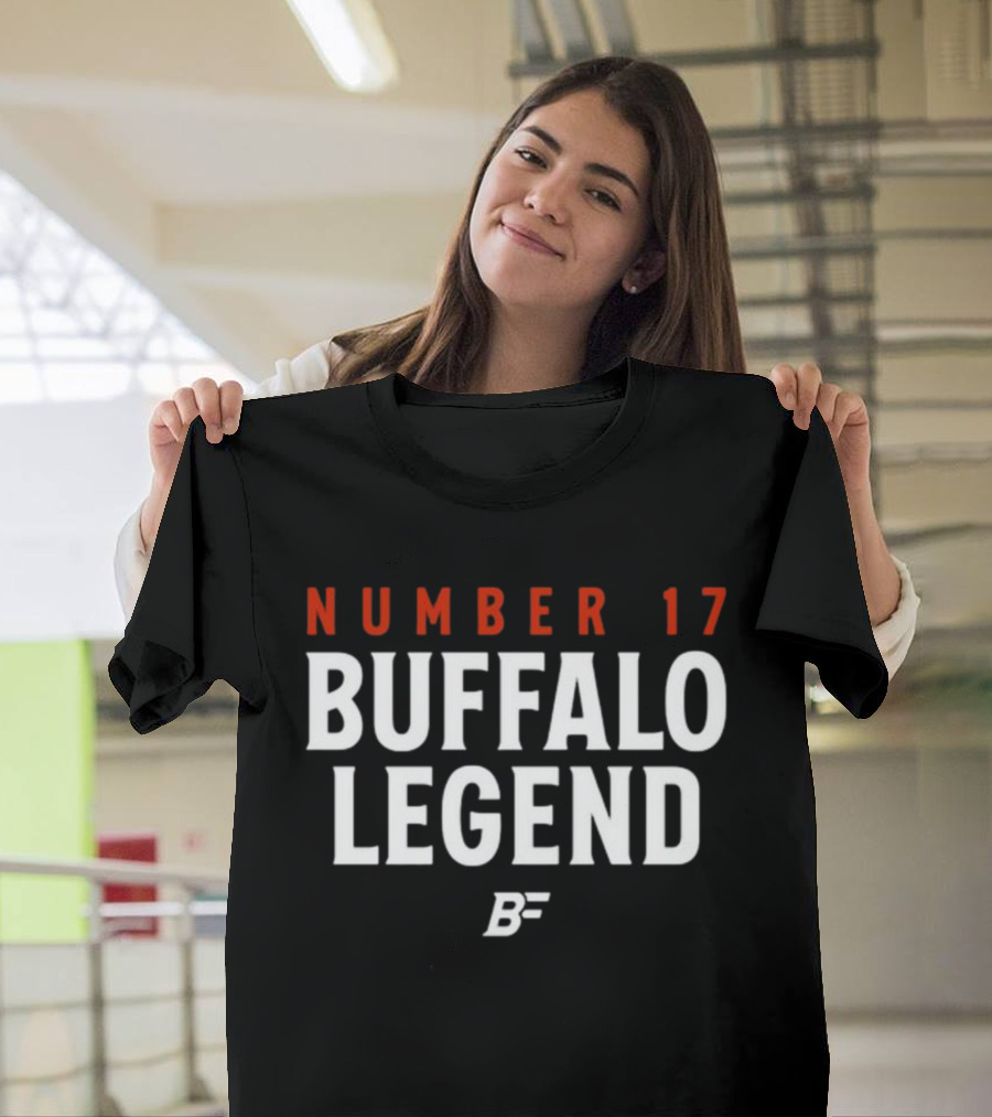 Buffalo Legend Number 17 Iconic Sportswear By BF T-Shirt