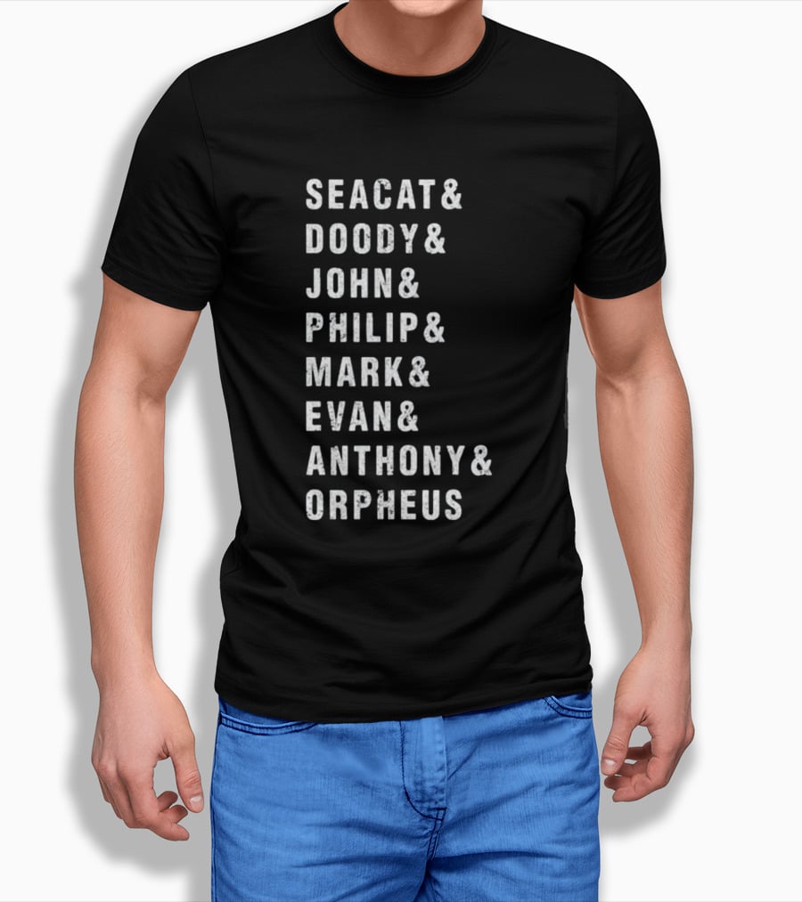 Seacat Doody John Philip Mark Evan Anthony Orpheus T-Shirt