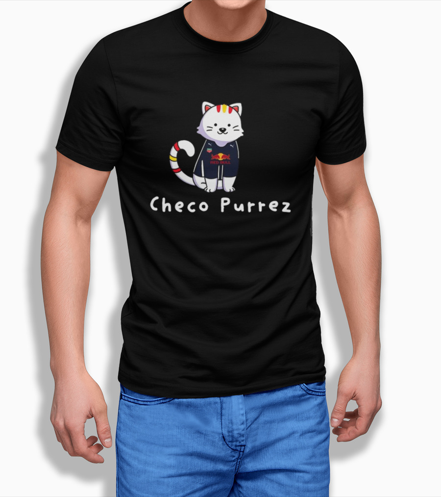 Checo Purrez Red Bull Cat T-Shirt