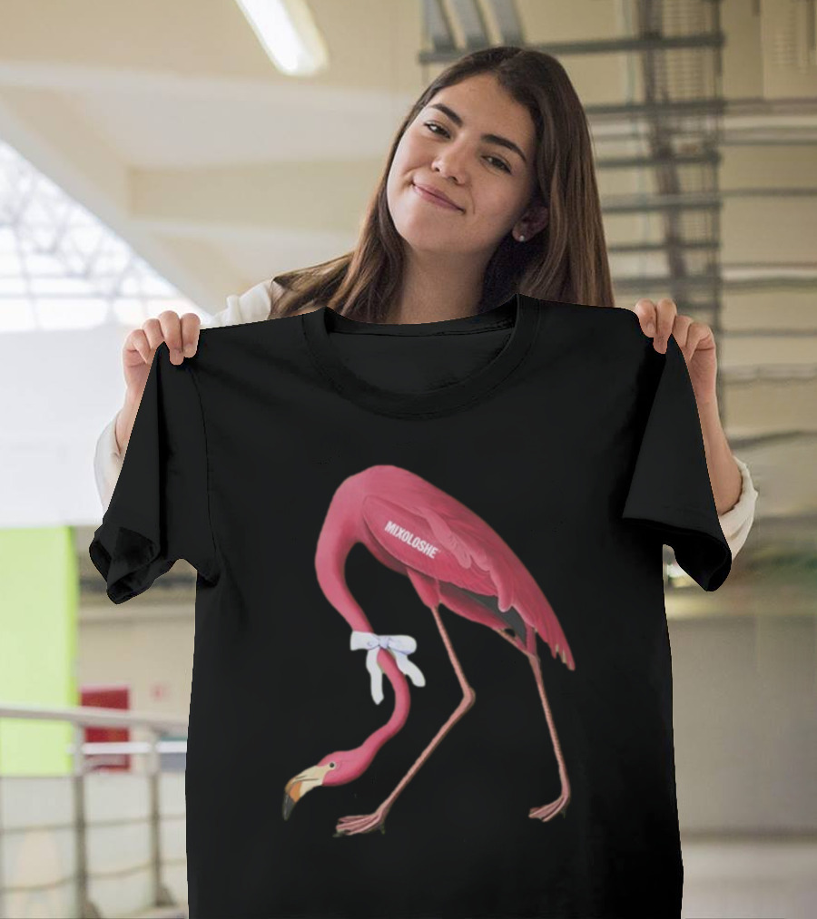 Mixoloshe Flamingo Team Crewneck T-Shirt