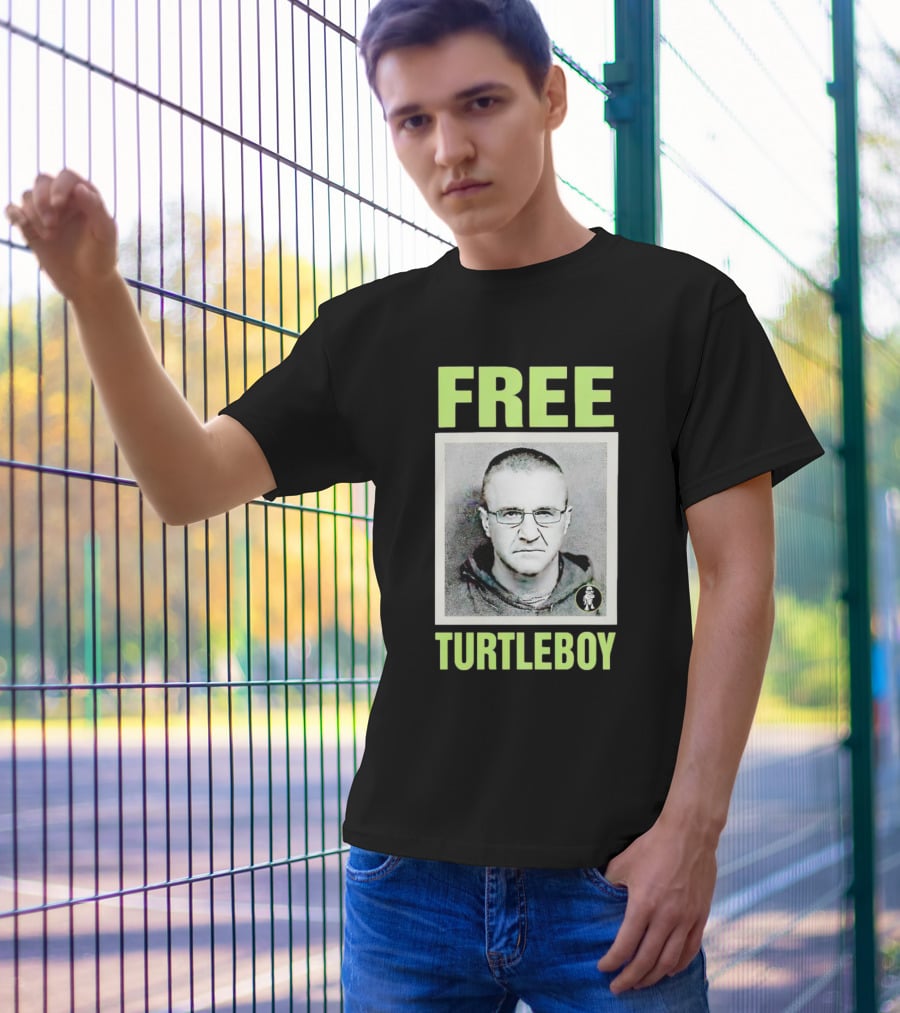 Free Turtleboy Mugshot T-Shirt