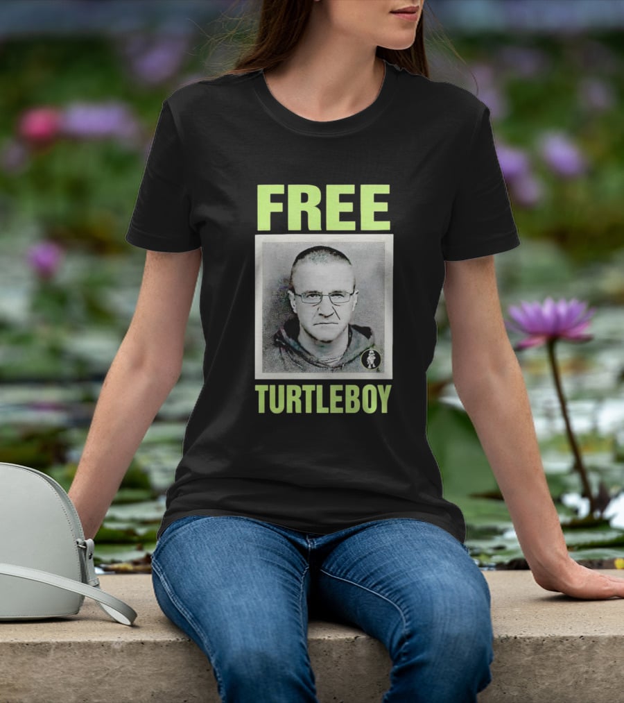 Free Turtleboy Mugshot T-Shirt