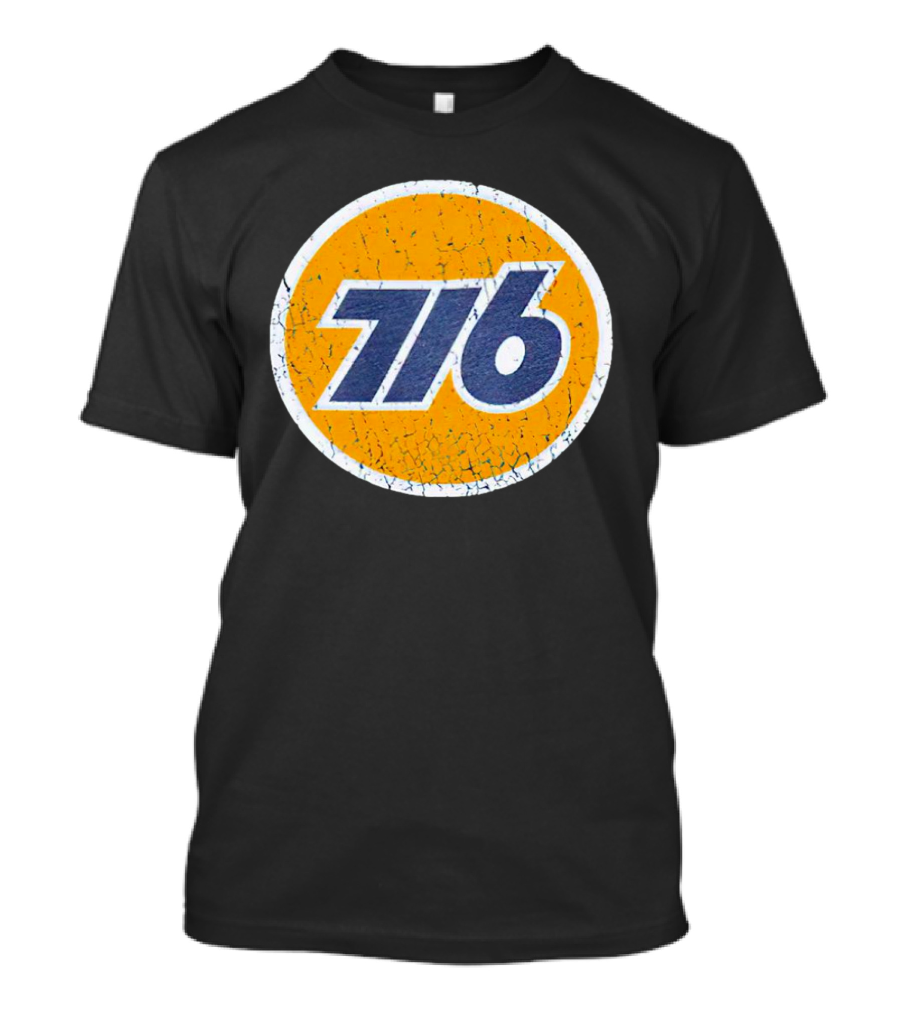 Pumped Up 716 Retro Sports Number Circle T-Shirt