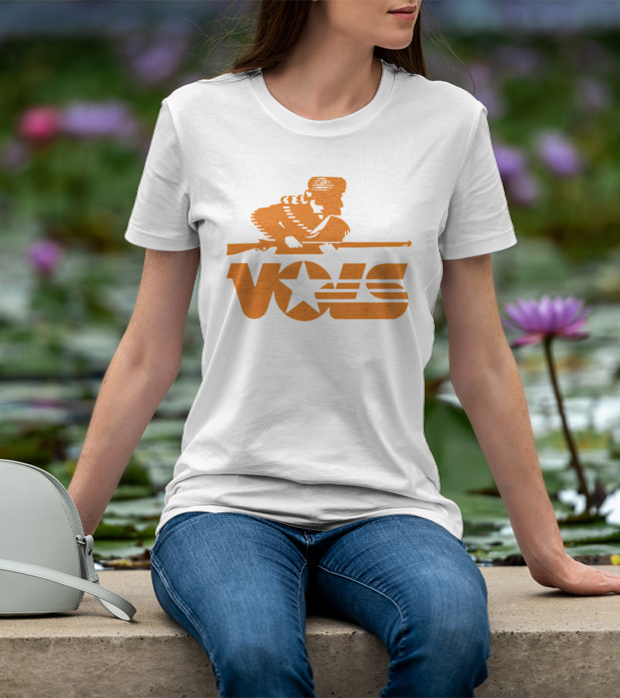 Tennessee Vols Vintage Rifle Star Retro T-Shirt