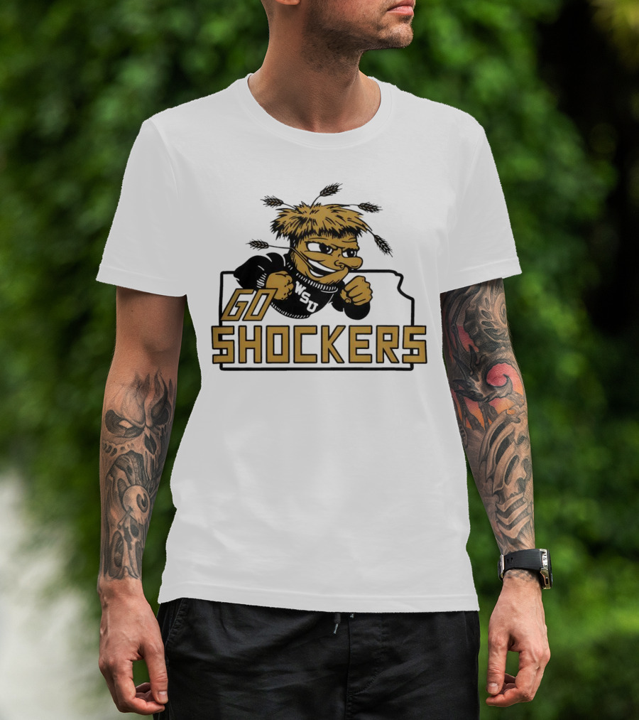 Wichita State University Go Shockers Mascot T-Shirt