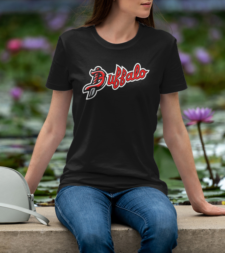 Buffalo Script With Sword T-Shirt