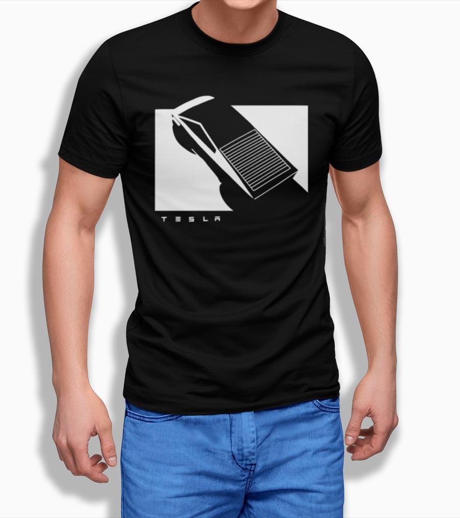 Tesla Cybertruck Monochrome Concept T-Shirt