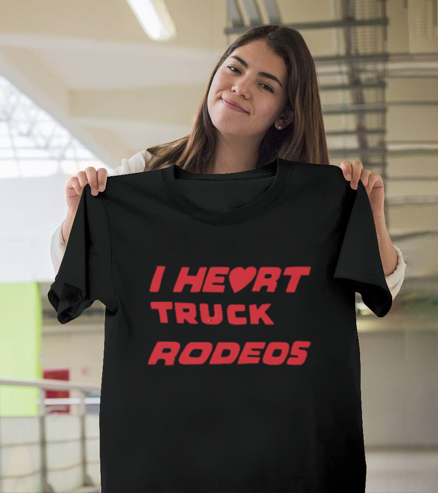 Midnight Rider I Heart Truck Rodeos Truck T-Shirt